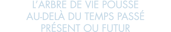 l arbre de vie pousse au-del  du temps pass  pr sent ou futur