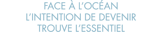 face   l oc an l intention de devenir trouve l essentiel