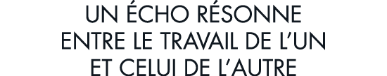 un  cho r sonne entre le travail de l un et celui de l autre