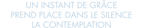 un instant de gr ce prend place dans le silence la contemplation