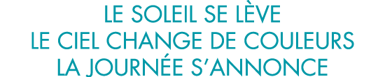 le soleil se l ve le ciel change de couleurs la journ e s annonce