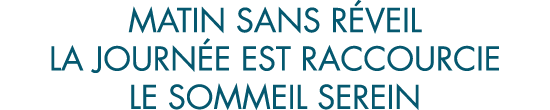 matin sans r veil la journ e est raccourcie le sommeil serein