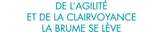 de l agilit  et de la clairvoyance la brume se l ve